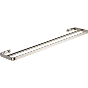Atlas Homewares Solange Bath Towel Bar 24 Inch Double Polished Nickel
