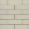 Snowcap white 3x6 glass subway tile SMOT-GL-T-SNWHT36 product shot multiple tiles wall view #Size_3"x6"