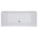 ALFI brand AB8859 67 inch White Rectangular Acrylic Free Standing Soaking Bathtub