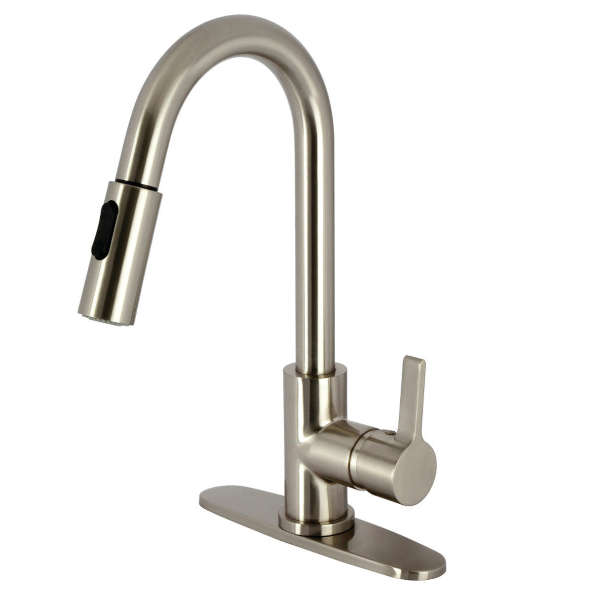 Gourmetier LS8788CTL Continental Single-Handle Pull-Down Kitchen Faucet, Brushed Nickel