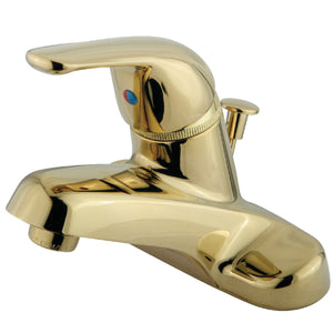 Kingston Brass GKB542 Single-Handle 4 in. Centerset Bathroom Faucet, Polished Brass