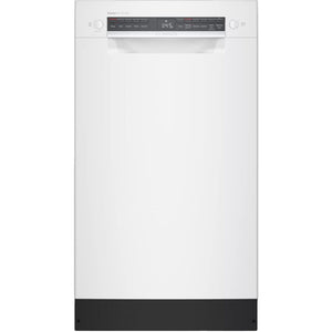 Bosch SPE53B52UC 300 18" Recessed Hndl, 5/5 cycles, 46 dBA, Hm Cnnct, Stndrd 3rd Rck,