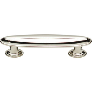 Atlas Homewares Austen Oval Pull 3 Inch (c-c) Polished Nickel