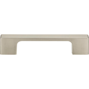 Atlas Homewares Thin Square Pull 3 3/4 Inch (c-c) Brushed Nickel