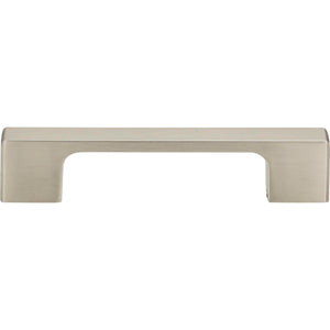 Atlas Homewares Thin Square Pull 3 3/4 Inch (c-c) Brushed Nickel