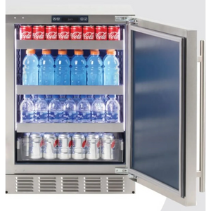 Sapphire SR24OD 24 Inch Built-In Outdoor Under Counter All Refrigerator with 5.1 Cu. Ft. Capacity