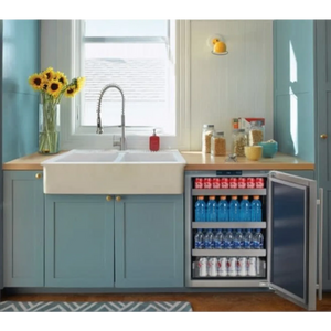 Sapphire SR24OD 24 Inch Built-In Outdoor Under Counter All Refrigerator with 5.1 Cu. Ft. Capacity