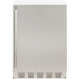Sapphire SR24OD 24 Inch Built-In Outdoor Under Counter All Refrigerator with 5.1 Cu. Ft. Capacity