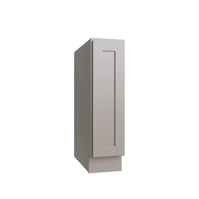 Shaker Sand Single Door Full Height Base Cabinet - 9" W