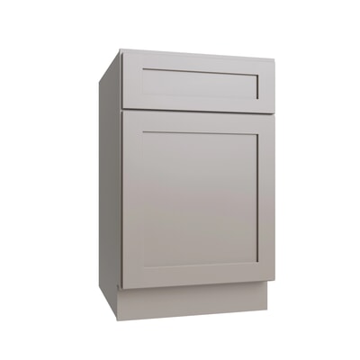 Shaker Sand Single Door Standard Base Cabinet - 18" W