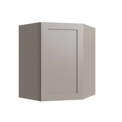 Shaker Sand Corner Wall Cabinet - 27" W x 42" H
