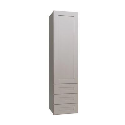 Shaker Sand Wall Twr w/ 3 Drws - 15" W x 60" H x 14.5" D