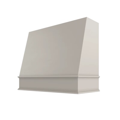 Shaker Sand Angled Hood Classic Trim - 42" W x 30" H
