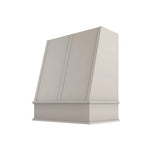 Shaker Sand Angled Hood with Strapping Flat Trim - 30" W x 48" H