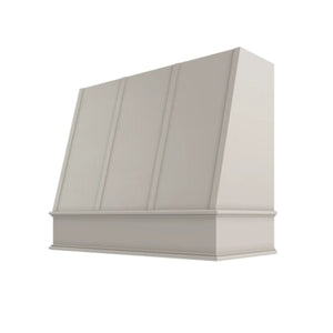Shaker Sand Angled Hood with Strapping Flat Trim - 36" W x 36" H
