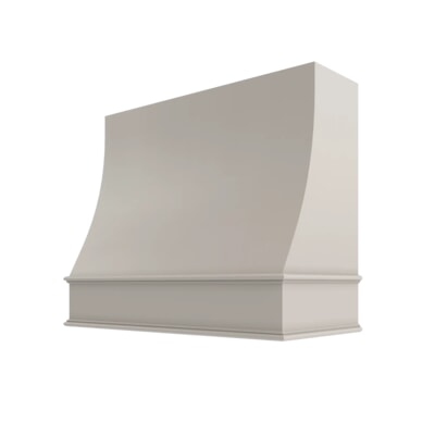 Shaker Sand Sloped Hood Classic Trim - 48" W x 36" H