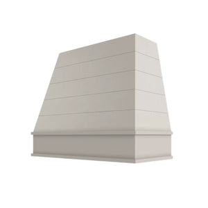 Shaker Sand Tapered with Shiplap Hood Block Trim - 36" W x 36" H