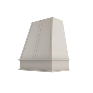 Shaker Sand Tapered Hood with Strapping Flat Trim - 30