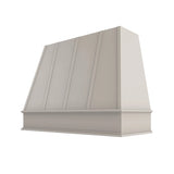 Shaker Sand Tapered Hood with Strapping Flat Trim - 48" W x 36" H