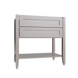 Shaker Sand Open Shelf Vanity SB - 36" W