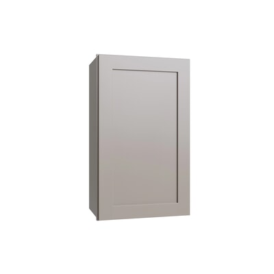 Shaker Sand Single Door Wall Cabinet - 15" W x 42" H