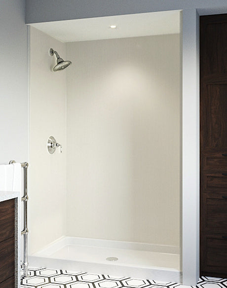 Wetwall Panel Staccato 60in x 96in Bullnose Edge to Flat Edge W7004