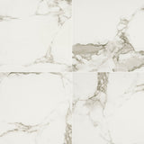 Pietra Statuario 24"x24" Matte Porcelain Floor and Wall Tile room shot bathroom view