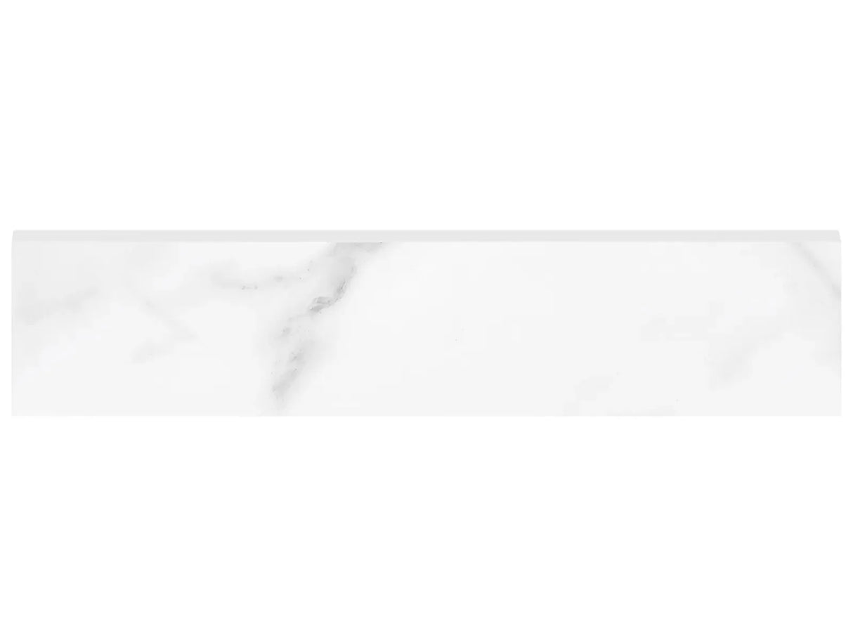 Anatolia Tile 3X12 Bn La Marca Statuario Polished & Rectified Bullnose 4502-0288-0 Statuario Nuovo 3x12 Bullnose Polished - premium natural stone mosaic tile from Anatolia Tile, available at PoshHaus showroom in Keene, NH