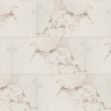 Pietra Statuario Glazed Porcelain 12"x24" Floor and Wall Tile - MSI Collection PIETRA STATUARIO MATTE 12X24 (Case)