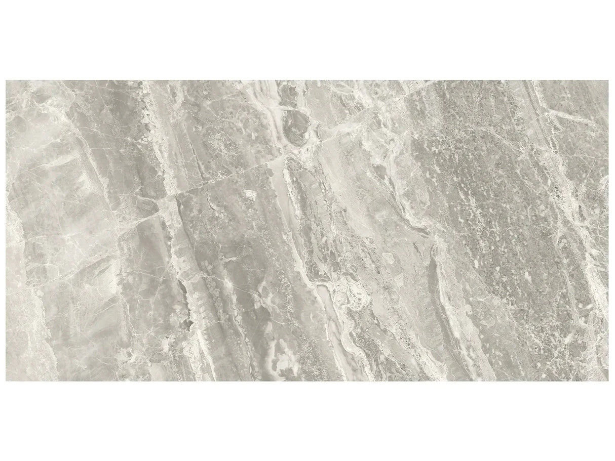 Anatolia Tile 12X24 Mayfair Stella Argento Polished Rectified Porcelain 4500-0393-1 Stella Argento 12x24 Polished - premium natural stone mosaic tile from Anatolia Tile, available at PoshHaus showroom in Keene, NH
