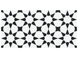 Anatolia Tile Utopio Stellar Nero Honed W/ Polished Accents Natural Stone Waterjet Mosaic 5001-0387-0 Stellar Nero - premium natural stone mosaic tile from Anatolia Tile, available at PoshHaus showroom in Keene, NH