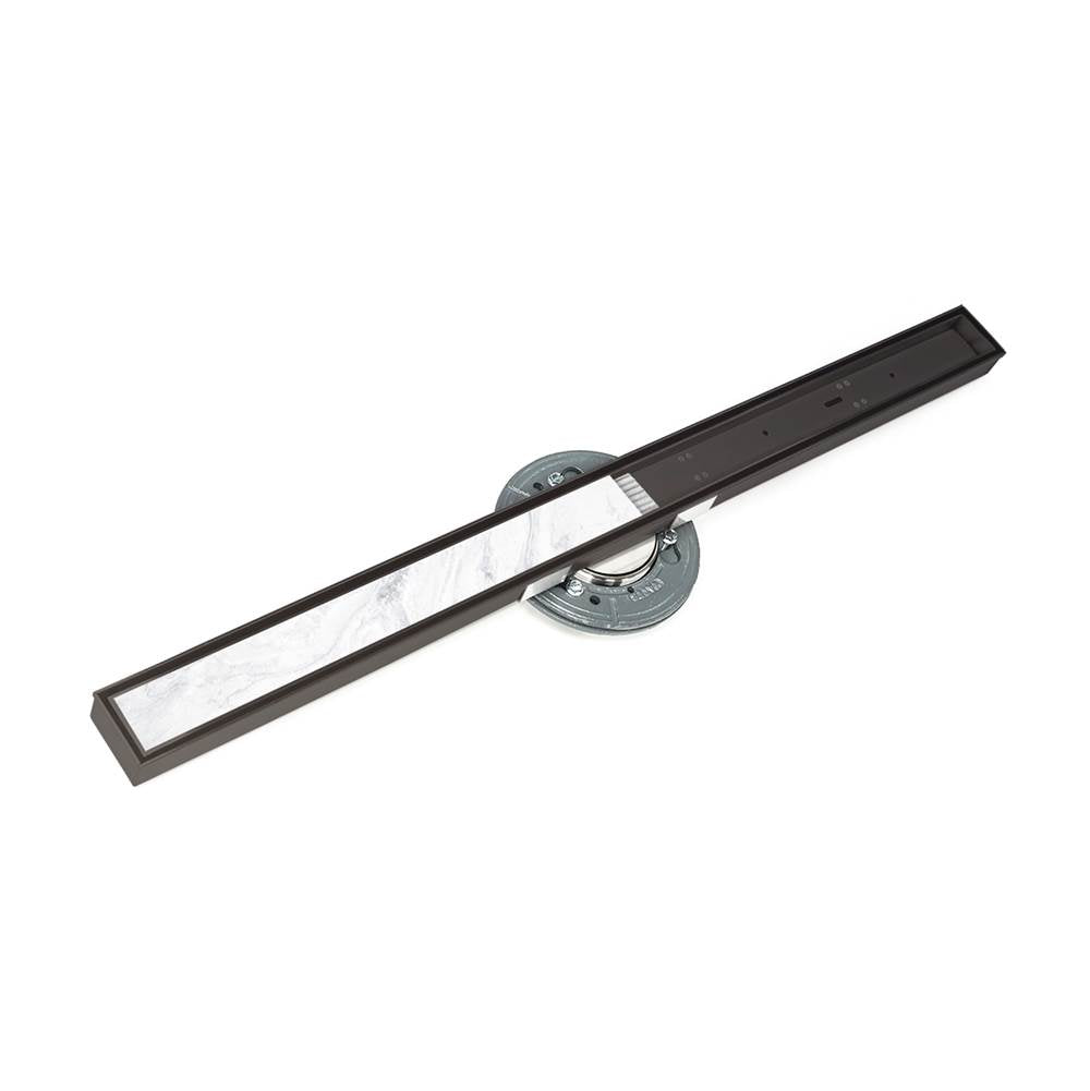 Infinity Drain STIF AS 9960-A 60" Complete Kit for the Tile Insert 99 w/ABS Body