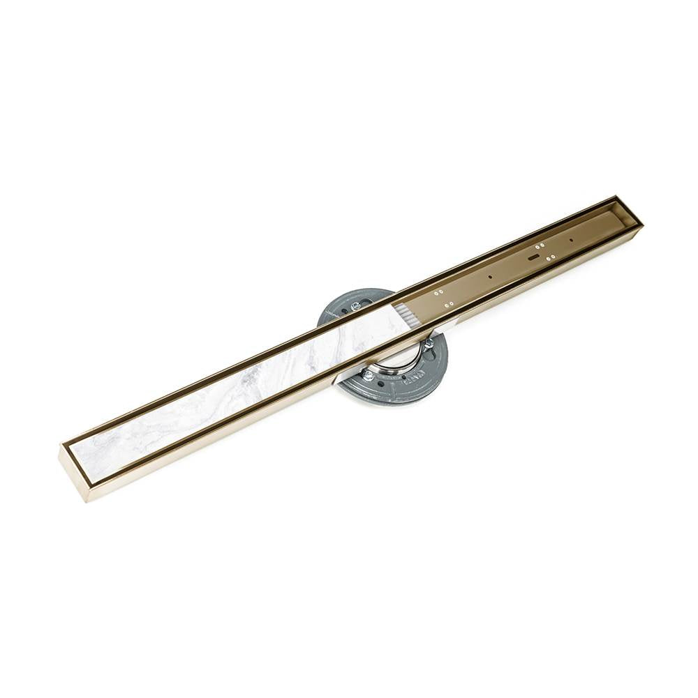 Infinity Drain STIF AS 9960-A 60" Complete Kit for the Tile Insert 99 w/ABS Body
