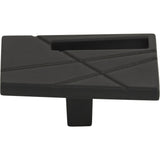 Atlas Homewares Modernist Right Knob 1 3/4 Inch Matte Black