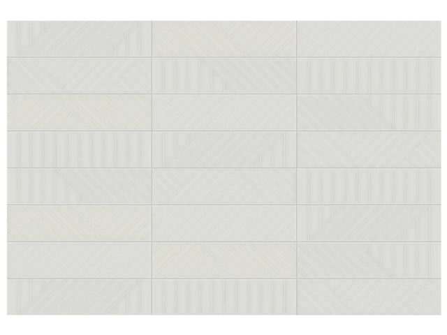 Anatolia Geometra 3X12 Maze Stone Glossy Ceramic Wall Tile 4000-0316-0 Stone Maze 3x12 - premium natural stone mosaic tile from Anatolia Tile, available at PoshHaus showroom in Keene, NH