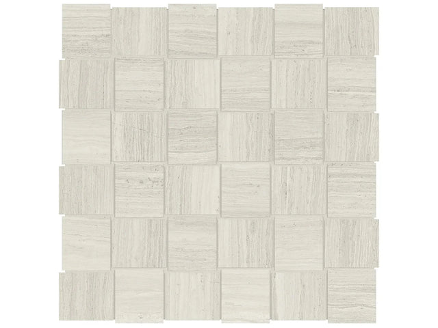 Anatolia Tile 2X2 Basketweave Mayfair Strada Ash Matte Porcelain Mosaics. 1 Sheet = .98 Sq. Ft. 4501-0131-1 Strada Ash 2x2 Basketweave Matte - premium natural stone mosaic tile from Anatolia Tile, available at PoshHaus showroom in Keene, NH