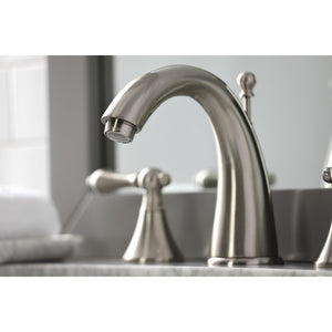 Kingston Brass KS2978AL 8 in. Widespread Bathroom Faucet, Brushed Nickel