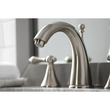 Kingston Brass KS2978AL 8 in. Widespread Bathroom Faucet, Brushed Nickel