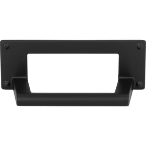 Atlas Homewares Bradbury Cup Pull 3 Inch (c-c) Matte Black