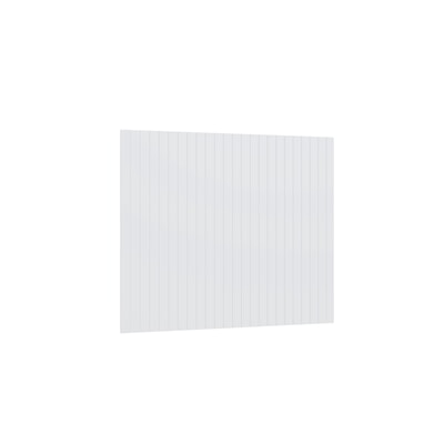 Shaker White Bead Board - 48" W x 42" H x 0.25" D