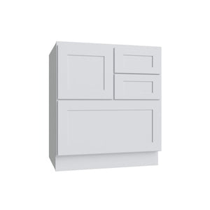 Shaker White 5PC Cooking Center Base Cabinet - RTA