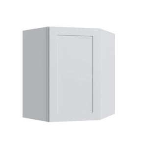 Shaker White Corner Wall Cabinet - 27" W x 36" H