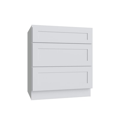 Shaker White 5PC Drawer Base Cabinet - 15"W