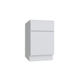 Shaker White SLAB Desk Drawer Base - 18" W x 29.5" H x 24" D