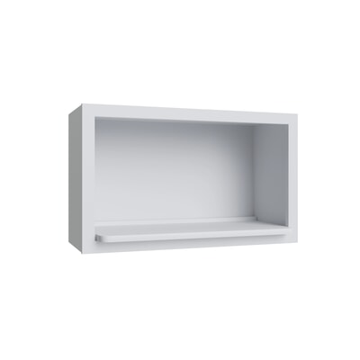 Shaker White Microwave Wall Cabinet 18Hx30Wx12D