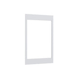 Shaker White Oven Cabinet Overlay Panel - 33" W x 55" H