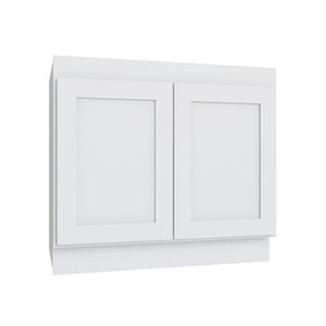 Shaker White Sink Base Cabinet - 30