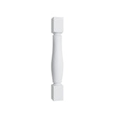 Shaker White Turned Post - 5" W x 35.5" H