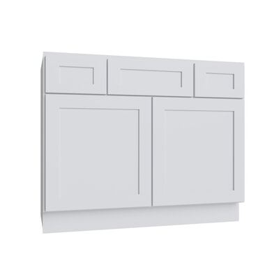 Shaker White 5PC Vanity Sink Base - 42"Wx34.5"Hx21"D