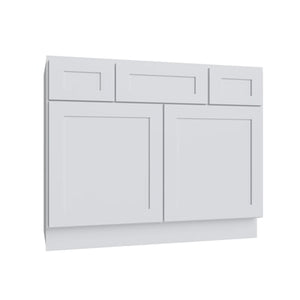 Shaker White 5PC Vanity Sink Base - 48